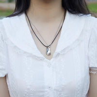 collier double pendentif