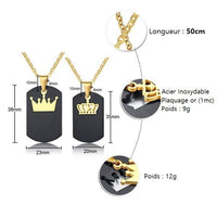 Collier Couple Personnalisé