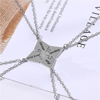 Collier Meilleure Amie pour 4