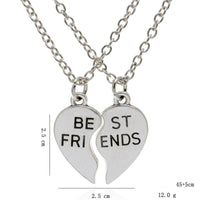Collier d'Amitié Coeur Brisé