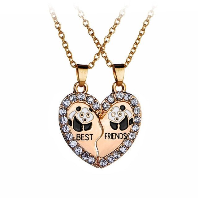 Colliers D'Amitié Ozmw Pour 2 Filles - BFF Best Friend - Cadeau Anniversaire