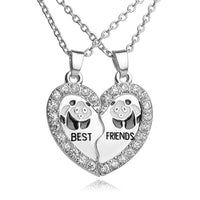 collier panda argent