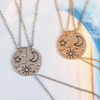 collier de meilleure amie à 3