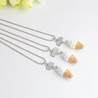 collier cornet glace