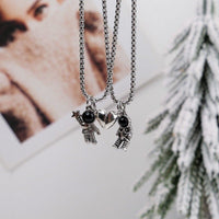 Collier Duo Couple Astronaute