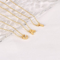 Collier initiale or