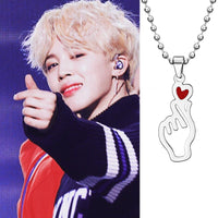 Collier Coeur Kpop