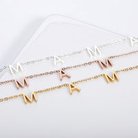 Collier Lettre Maman