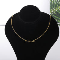 Collier Lettre Maman