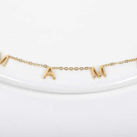 Collier Lettre Maman
