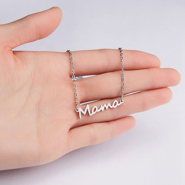 collier mama argent