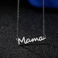 Collier ecrit maman