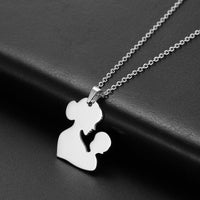 Collier argent mère