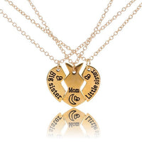 Collier Mère Fille Or (Acier)