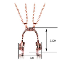 Collier Musique Casque pour 2