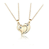 Collier Pendentif Coeur Partager