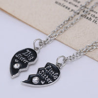 Collier Coeur Brisé pour Soeurs