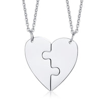 Collier Puzzle Coeur