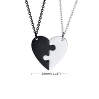 Collier Puzzle Coeur