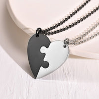 Collier Puzzle Coeur