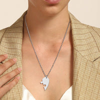 Collier Puzzle Coeur