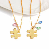 Collier Puzzle Famille (Mère Fille)