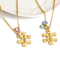 collier famille or