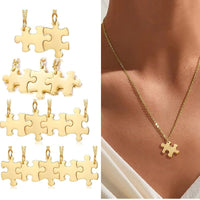 Lot collier puzzle or