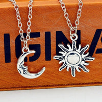 Collier Soleil Lune Amitié