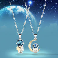 Collier Spationaute Couple