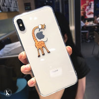 coque iphone 8 girafe