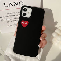 coque iphone coeur rouge