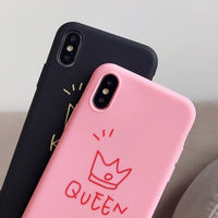 coque telephone king queen