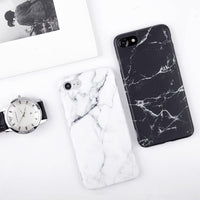 coque iphone 7 marbre blanc