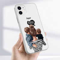 Coque Téléphone Super Maman (iPhone)