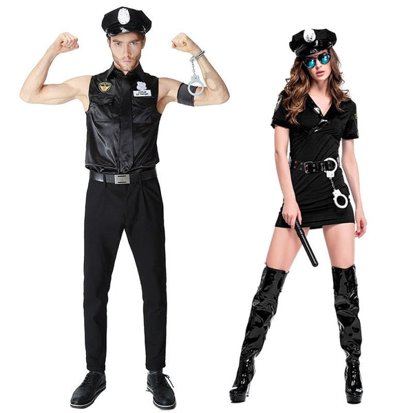 costume couple police