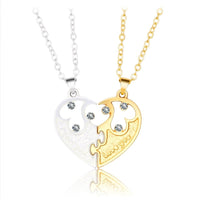 Deux Colliers qui Forment un Coeur