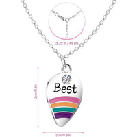 Collier BEST arc-en-ciel