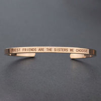 Bracelet jonc message amitié