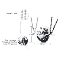 Lot de Pendentif Femme (Chat)
