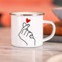 Tasse Dessin coeur main