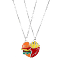 Pendentif Burger Frites