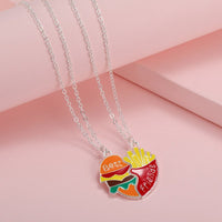 collier hamburger frites