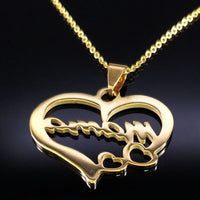 Pendentif Coeur Maman