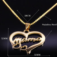 Pendentif Coeur Maman