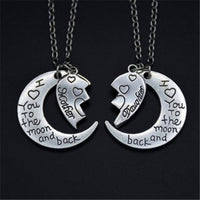 Pendentif Coeur Mère Fille