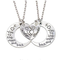 Pendentif Coeur Mère Fille
