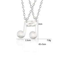 Pendentif Note de Musique Amitié
