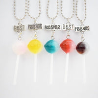 collier pendentif sucette