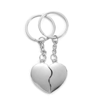 Porte clés coeur 2 parties